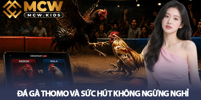 Đá gà Thomo MCW – Hình thức cá cược chiến kê ấn tượng? 2 Đá gà Thomo và sức hút không ngừng nghỉ