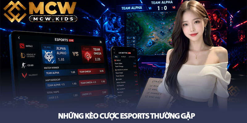 Cược Esports – Hướng Dẫn A-Z & Quản Lý Vốn Hiệu Quả 3 Những Kèo Cược Esports Thường Gặp